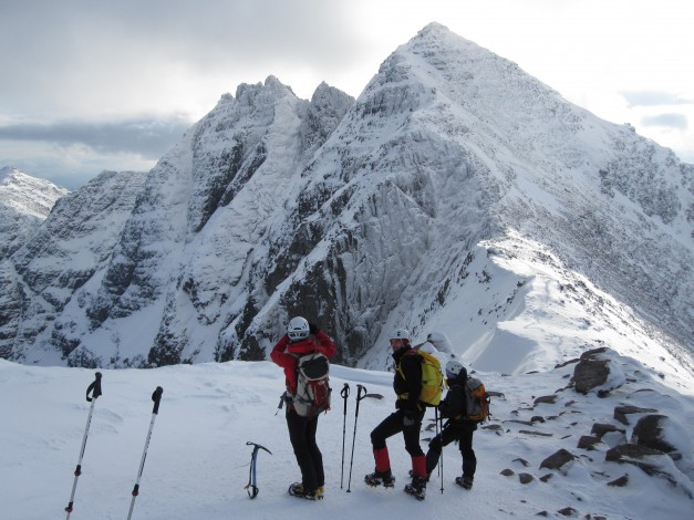 Winter hill walking Sgurr Fiona