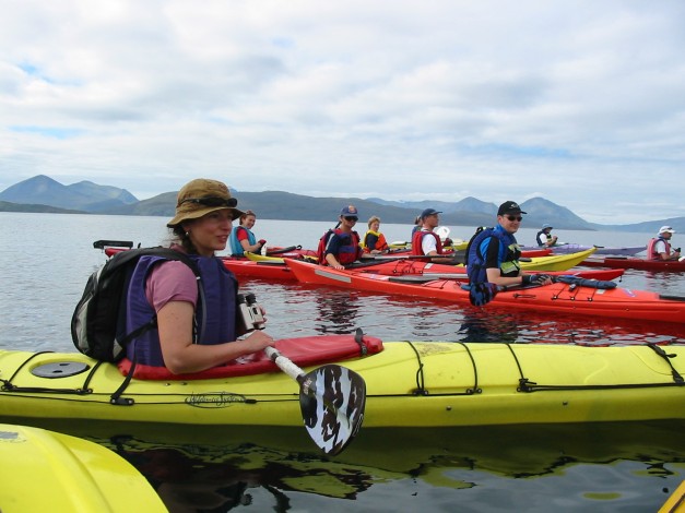 Otter spotting at the Crowlin Islands Intro to Sea Kayaking Weekend
