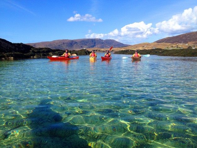 kayak group saint island