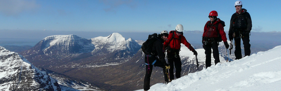 5 High on a Torridon summit Feb 2010